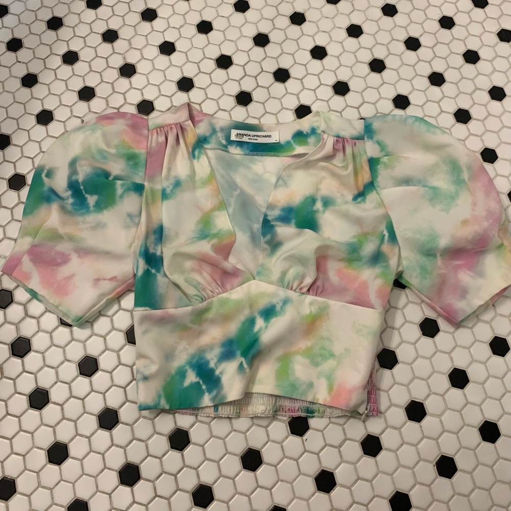 Amanda Uprichard Tie Dye Top
